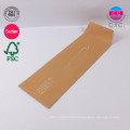 conjunto personalizado de 2 sacos de papel marrom kraft China para arquivo